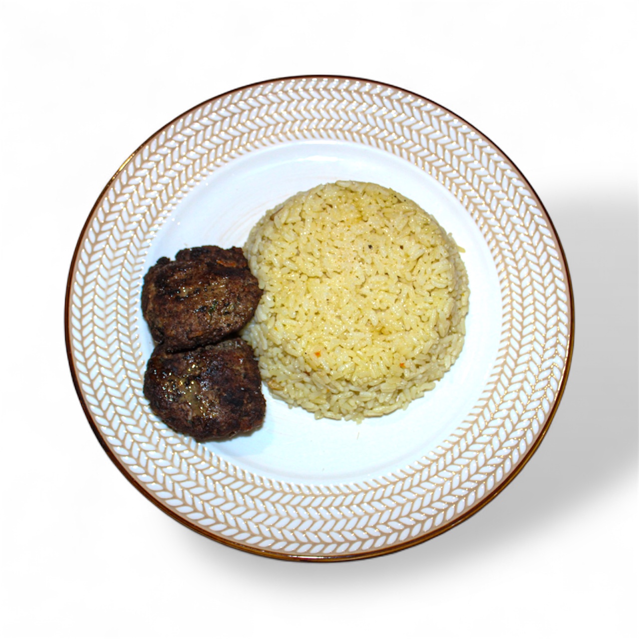 Kofte with rice